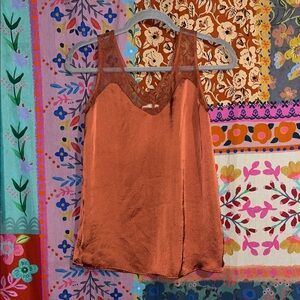 MAURICES Burnt Orange Camisole with lace
